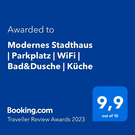 Modernes Stadthaus | Parkplatz | Wifi | Bad&dusche | Küche *