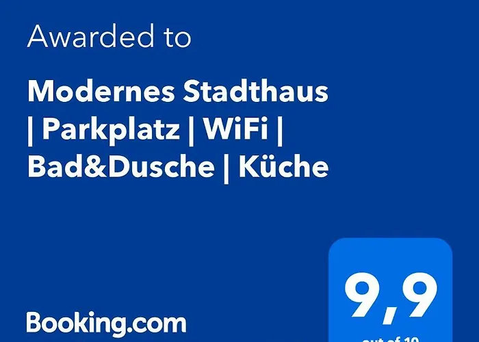 Modernes Stadthaus 100qm Parkplatz Bad&dusche Kueche *
